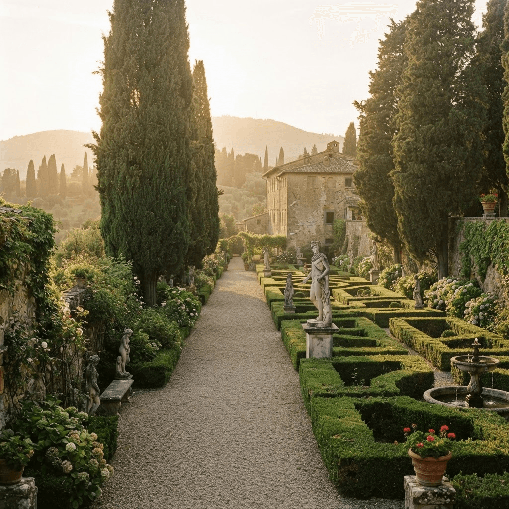 Opera Atlas editorial imagery — a restorative garden for the morning after a performance