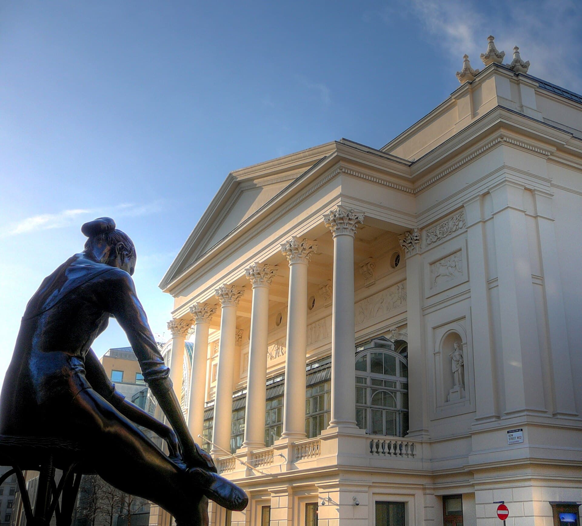 Royal Opera House, London — exterior photograph; not production photography